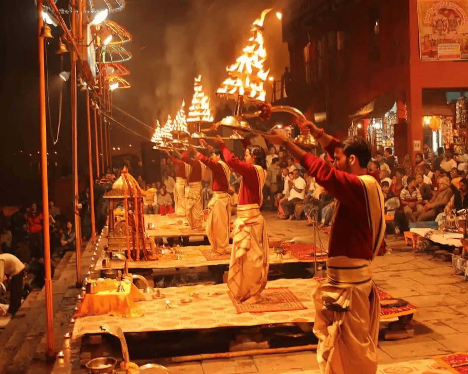 exploreyoga-experience-Ganga Aarti at Dashashwamedh Ghat in Varanasi-1