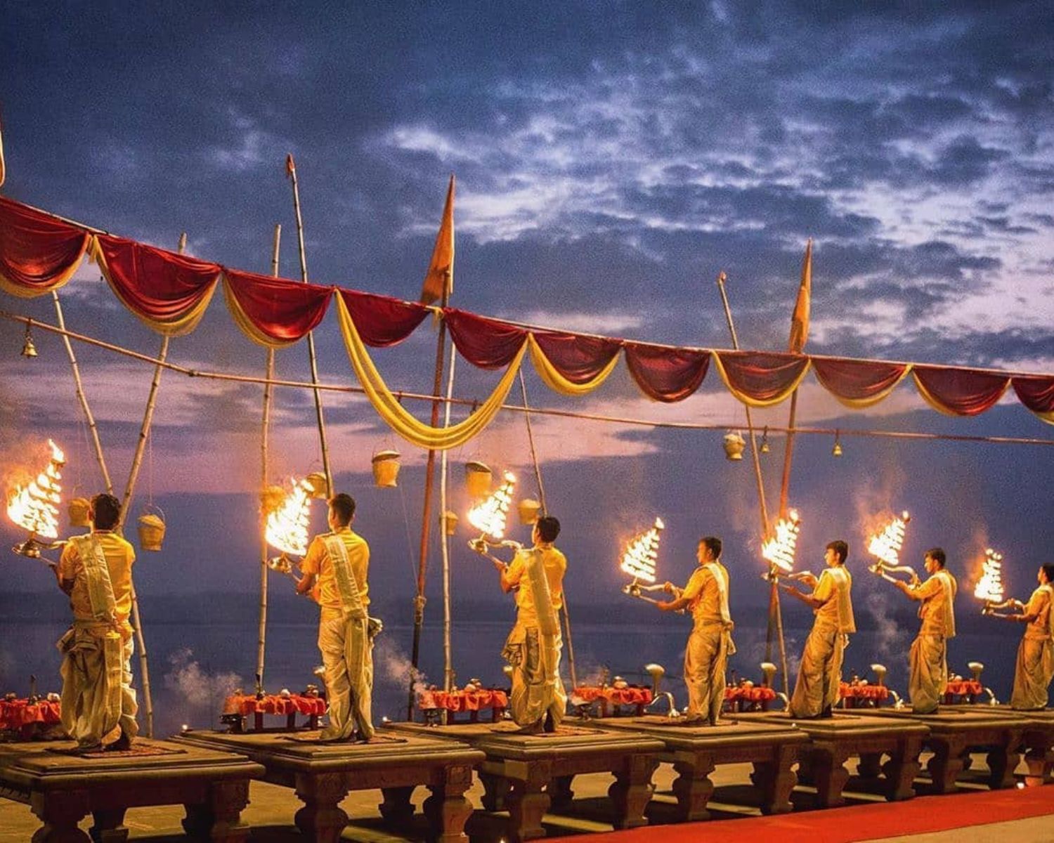 exploreyoga-experience-Ganga Aarti at Dashashwamedh Ghat in Varanasi-2